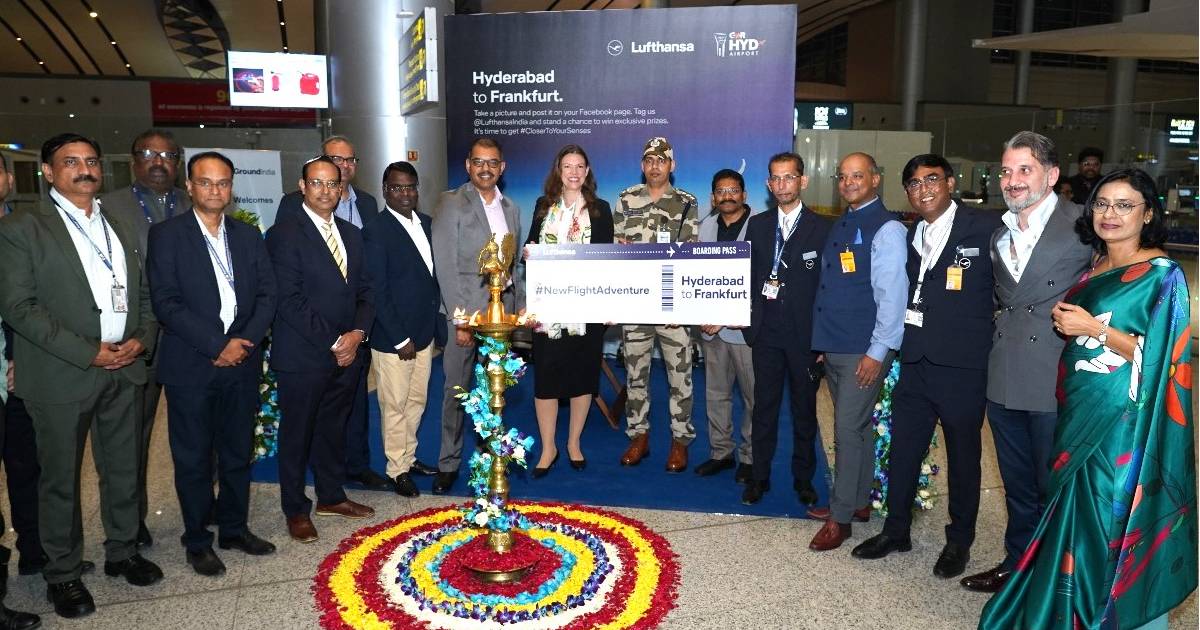 GMR Hyderabad International Airport partners with Lufthansa Airlines for new flight service to Frankfurt